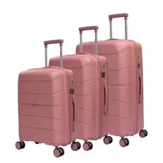 Kit de malas de viagem polipropileno PMG Barcelona Swiss Move Rose