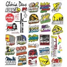 Adesivos Para Caminhão Cartelas Du Adesivo Boa Resolução Pode Molhar Moto Carro Caminhão Bike