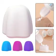 YGM Tampão de fechamento automático reusável das pastas de dentes do gel de silicone da poeira-prova da forma da flor do aperto de dentes para o toalete