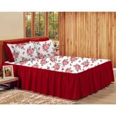 colcha casal estampada floral Oxford com fronhas 2.50x2.60