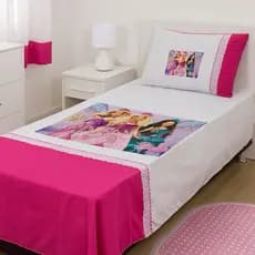lençol infantil solteiro com fronha  2 pcs estampado