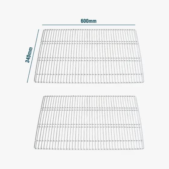 02 Prateleiras Geladeira Continental RFct470 Grade