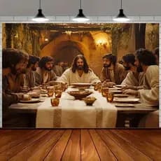 Quadro Decorativo A Última Ceia Realista