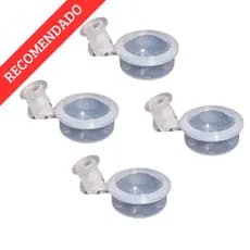 4 Boia Dosadora Para Filtro De Barro Anti Transbordante