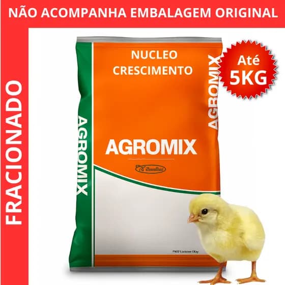 Núcleo Crescimento Pintinho Frango Galinha Aves 1kg 2kg 3kg 5kg Fracionado