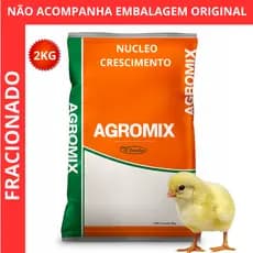 Núcleo De Crescimento E Engorda Pintinhos Frangos Galinhas - 2kg Fracionado