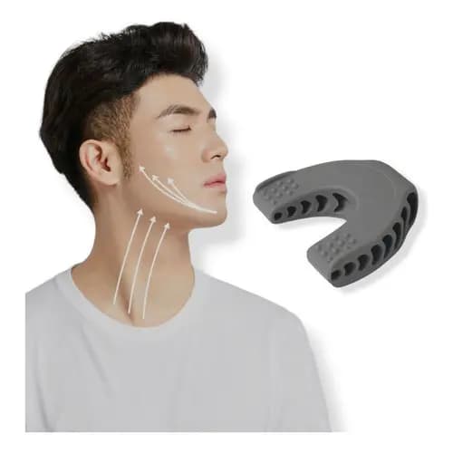 Mordedor Cinza Maxilar Definido Queixo Aparelho Jawrsize Jawline