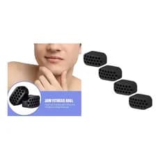 Jawline Aparelho Exercitador Mandíbula Maxilar 2 Pares Preto