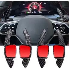 Extensor Paddle Shift VW Golf Polo Virtus Nivus T-Cross Jetta Carbono