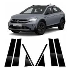 Aplique Coluna Black Piano VW Nivus Virtus Polo