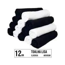 Kit 12 Toalhas De Rosto Para Salao Barbearia Manicure 40x65  Barata