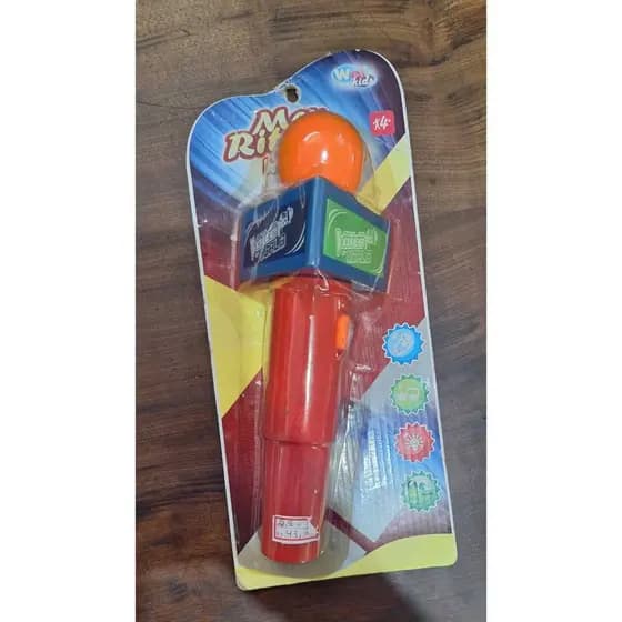 brinquedo microfone.