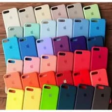 Capa Capinha Case Silicone iPhone 7 /8 Aveludada Original