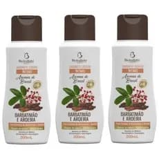 Kit 3un Sabonete Íntimo Bio Instinto Barbatimão e Aroeira 200ml