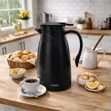 Garrafa Térmica 1 Litro Café Chá Jarra Térmica Mantém Quente e Frio Mesa Escritório