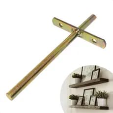 Suporte Invisivel Para Prateleira Com Parafuso e Bucha - 10cm à 25cm