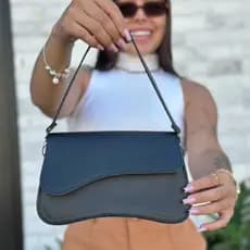 Bolsa Feminina  Pequena  2 Alças Moderna Elegante Casual Minimalista