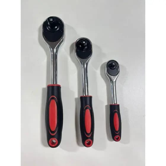 Chave Catraca Para Soquete 1/2" 3/8" 1/4" Polegadas Anatômico