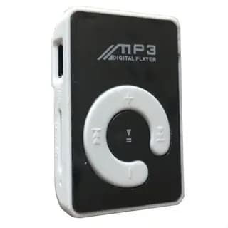 Mini mp3 player portátil de mirror, suporta música, cartão micro tf, para esportes ao ar livre