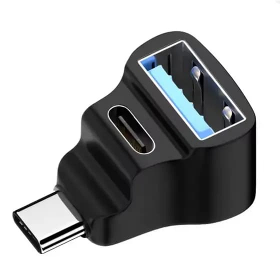 USB Tipo C Adaptador extensão USB C Masculino para USB 2.0 Feminino Converter