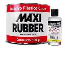 Massa Plastica Cinza 500g Maxi Rubber