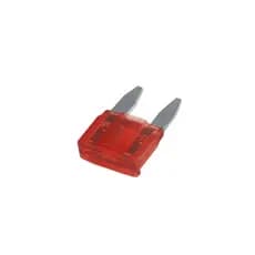 PACOTE C/ 10 FUSIVEL LAMINA MINI 10AMP-VERMELHO