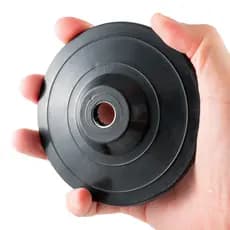 DISCO BORRACHA P/ LIXADEIRA 4" 1/2 (SUPORTE) EDA 9LS