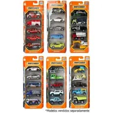 Kit 5 Carrinhos Matchbox Originais - Mattel - Escolha O Seu Kit