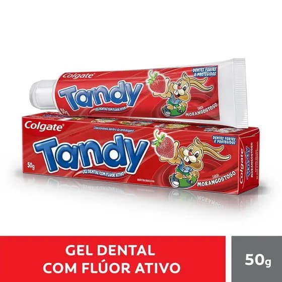 Creme Dental Colgate Tandy Morangostoso 50g