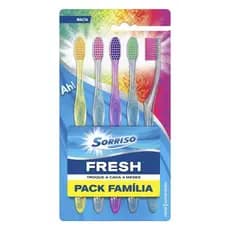 Escova Dental Sorriso Fresh com 5 unidades