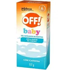 Repelente Off Baby Gel Com Icaridina Uso a partir de 3 Meses