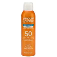 Protetor Solar Aerossol FPS 50 Cenoura & Bronze 200ml Spray Proteção UVA+UVB