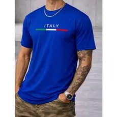 Camiseta Italy Itália Masculina Estampa BandeiraItaliana Camiseta Premium Manga Curta Moda Masculina