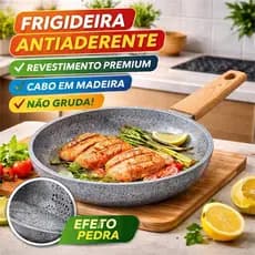 Frigideira Antiaderente Revestimento Cerâmico Fogão a Gás Elétrico Indução e Vitrocerâmico 20 e 22cm