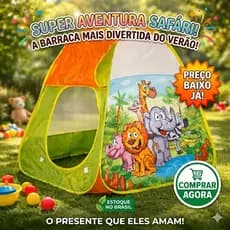 Barraca Infantil Dobrável Cabana Portátil Brinquedo Infantil Menina Menino