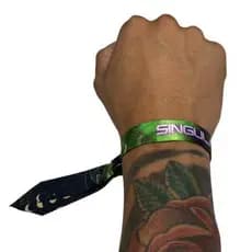 Pulseiras de tecido para Festas e Eventos Personalizada - 30 a 45 unidades