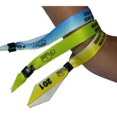 50uni Pulseiras em Tecido Personalizada 15mm