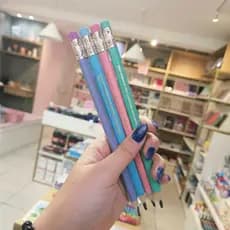 Lápis Preto Nº2 Jumbo Infantil Triangular hb Big Molin Rosa Verde Azul Lilás Pastel
