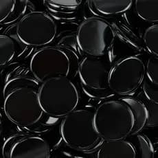 Kit com 12 Discos Preto Grande e 2 Elásticos Pop Disc Inteligente
