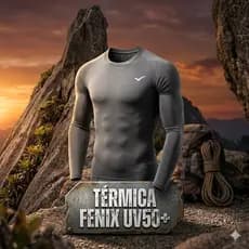 Térmica Masculina Proteção UV Fator 50+ SEGUNDA PELE