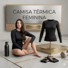 Camisa Feminina Proteção Solar Uv+50 Camiseta Segunda Pele Térmica Longa Moda Praia Promoção Blusa