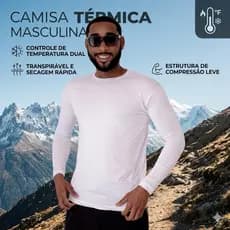 CAMISA TÉRMICA PROTEÇÃO UV+50 SEGUNDA PELE