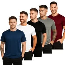 Kit 5 Camisa Dry Fit Colmeia Justa Academia Corrida
