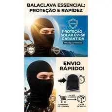 BALA CLAVA TOUCA NINJA PROTEÇÃO SOLAR UV+50