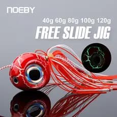 Noeby Kabuura Jig Isca De Pesca Jig Cabeça Tai Borracha Saia De Água Salgada Para Snapper Sea Boat Jig Isca De Pesca