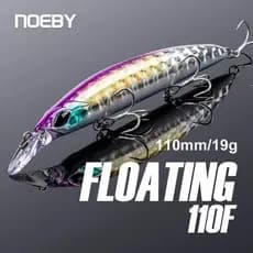 NOEBY Nova Chegada Iscas Artificiais 11 Cm 19g Floating Minnow Bens Isca De Pesca Para O Equipamento NBL9497