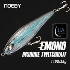 Noeby  115 mm 38 g Afundante Jerk 3X Ganchos Salgado NBL1926