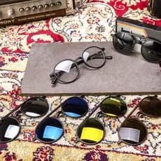 Óculos Feminino Redondo Clip-on 5 Lentes Preto Polarizado Grau e Sol  Isabela Dias 1365