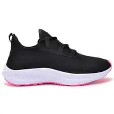 Tênis Feminino Preto Casual Para Passear Trabalhar Básico Super Confortável CA Shoes