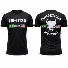 Camisa Pra Jiu Jitsu Modelo Treino Nogi Mma Luta Camiseta Dryfit Lutador Treino Profissional Premium